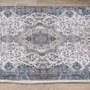 Conceptum Alfombra de Algodón 80 x 150 cm en Crema, Gris y Beige